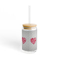 French Luxury Fashion Designer Sipper Glass, 16oz