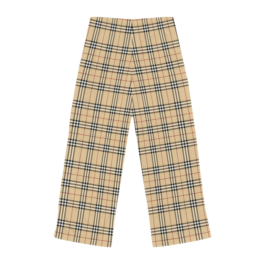 Iconic British Designer Plaid Pajama Pants Lounge Nova Check