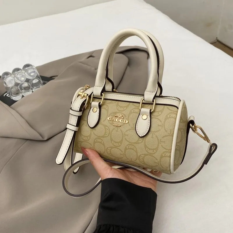 Brown Designer Handbag - Logo Women's Luxury Purse