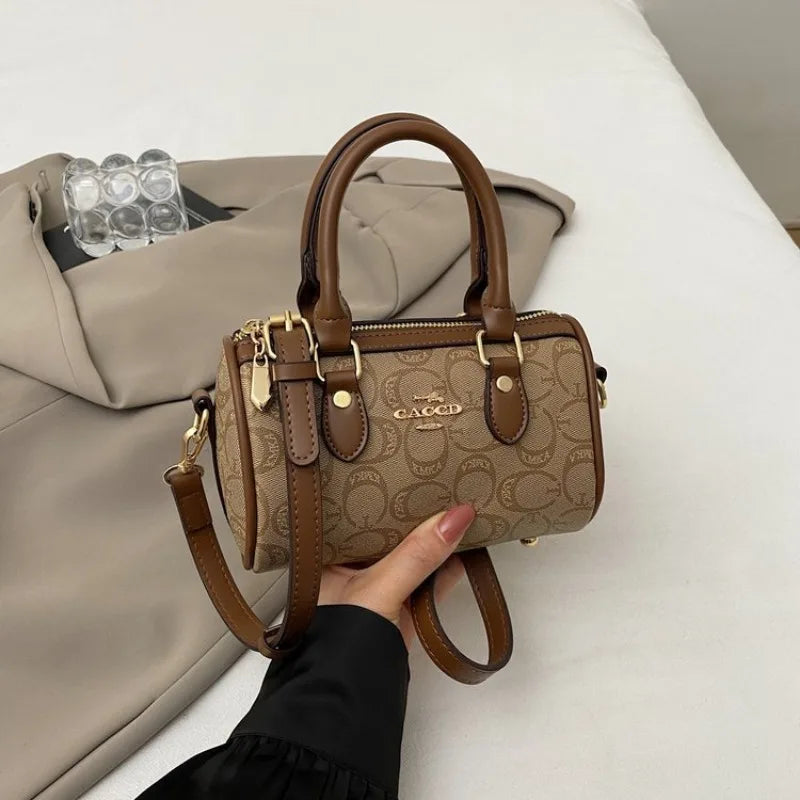 Brown Designer Handbag - Logo Women's Luxury Purse