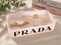 Pale Pink 5 X 7 PVC Designer Trinket / Jewelry Tray